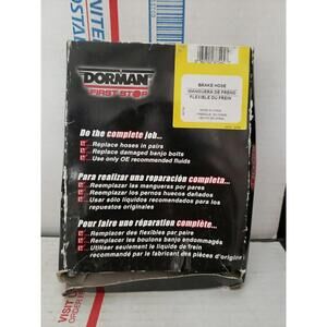 New In Damaged Box Brake Hydraulic Hose Dorman H66707 ~ T3#89